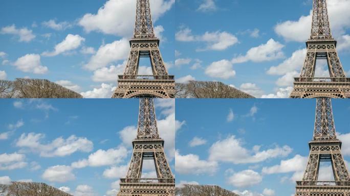 时间流逝: 巴黎埃菲尔铁塔