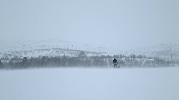 挪威的SLO MO Skijoring