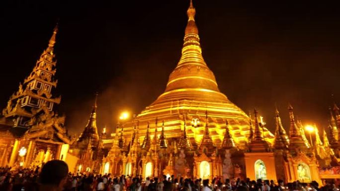 宗教: 缅甸仰光市大金塔寺