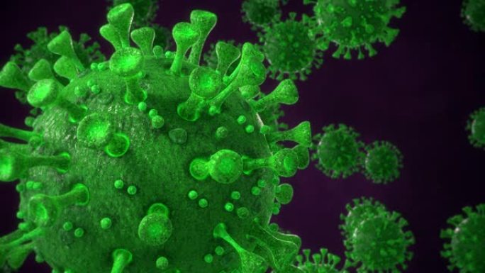 新型冠状病毒SARS-CoV-2医学背景-绿色左侧版本