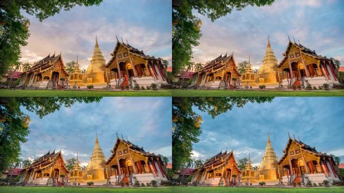 清迈的时间流逝Wat phra叹息著名的地标