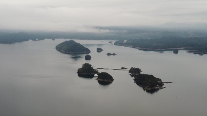 杭州 淳安 千岛湖 阴天 冷清 17