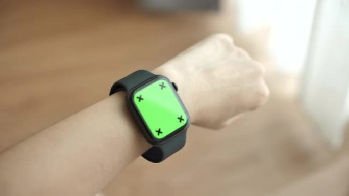 使用智能手表绿屏绿幕抠像屏幕