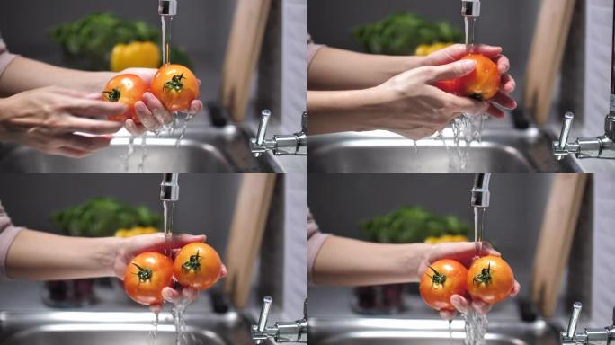 洗西红柿清洗西红柿西红柿清洗西红柿洗净