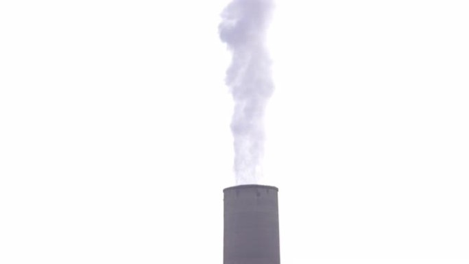 美国亚利桑那州火力发电厂烟囱塔冒烟