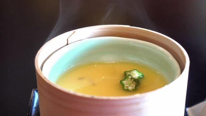 Chawanmushi，日本蒸蛋，omakase全套日本餐的开胃菜