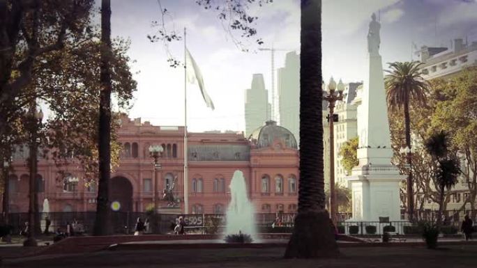 卡萨罗萨达酒店，位于布宜诺斯艾利斯 (阿根廷) 梅奥广场。