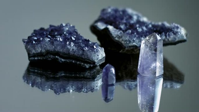 治疗水晶紫水晶。水晶石