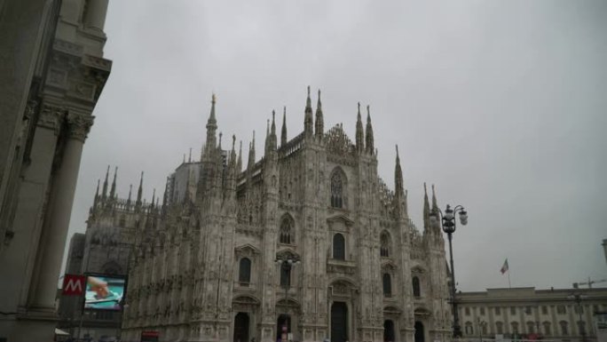 意大利米兰大教堂和米兰大教堂，