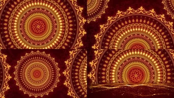 民族风情舞台LED大屏