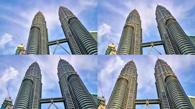 吉隆坡。守护塔观光旅游延时都市视频素材