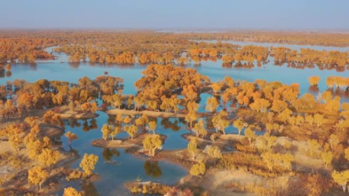 新疆鸟瞰图视频素材风光美景地球之肾
