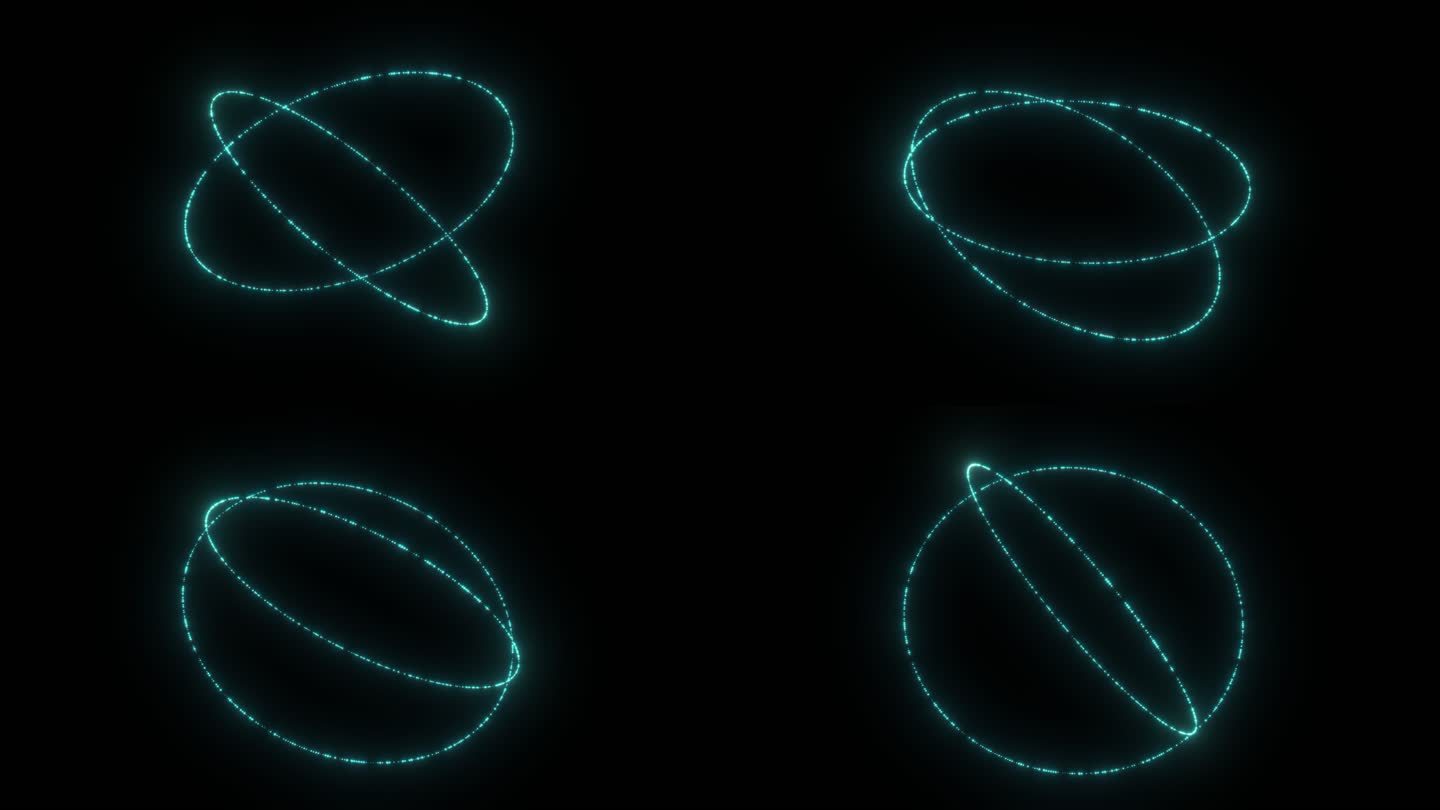 粒子旋转光圈1-alpha通道