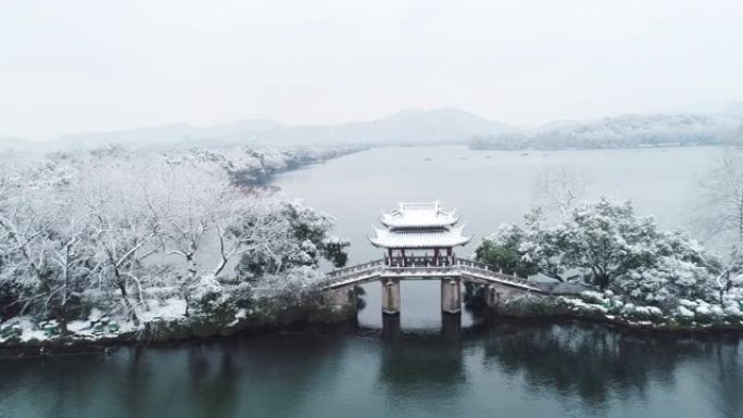 杭州西湖景观杭州西湖景观雪景