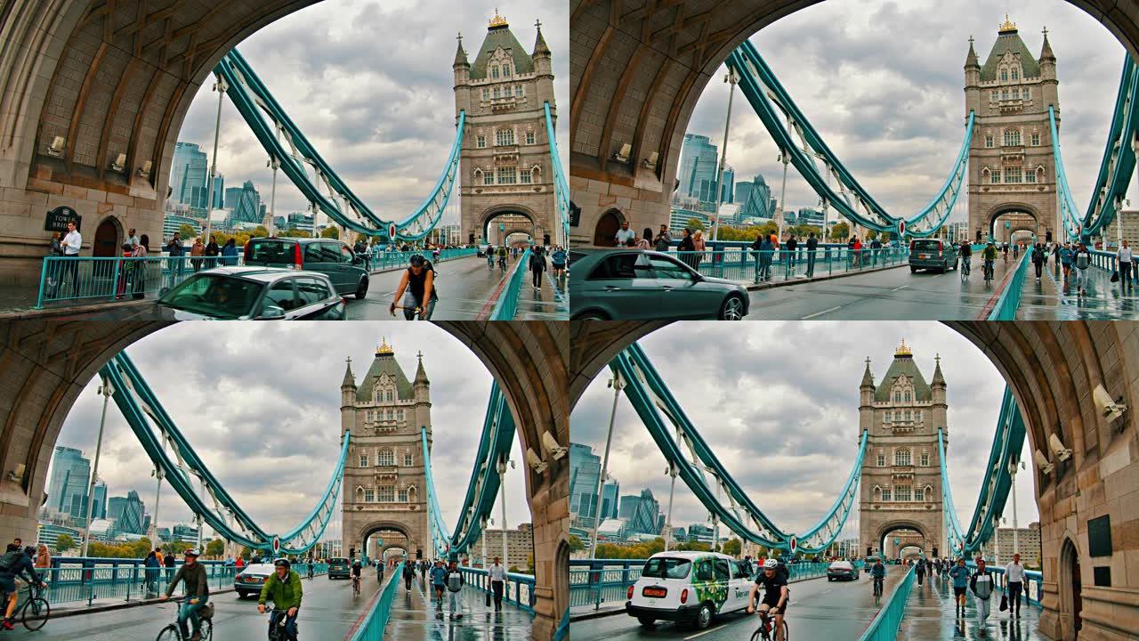 塔桥。伦敦。英格兰的Symboal