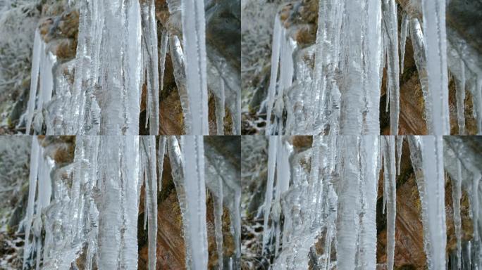 冬天的冰柱冬天的冰柱结冰