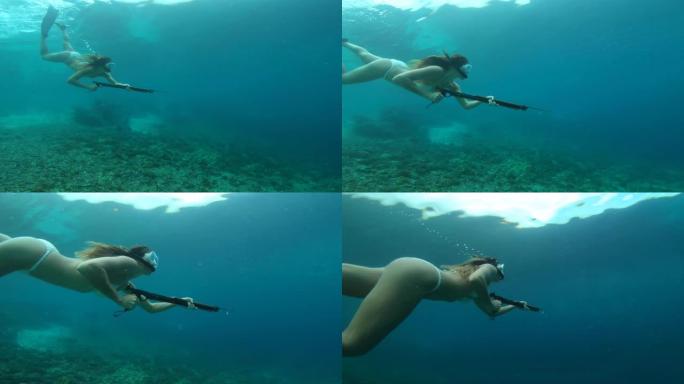 不仅仅是一项运动潜水设备潜水装备视频素材