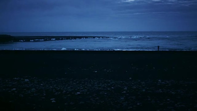 钻石海滩大海景色流体浪花