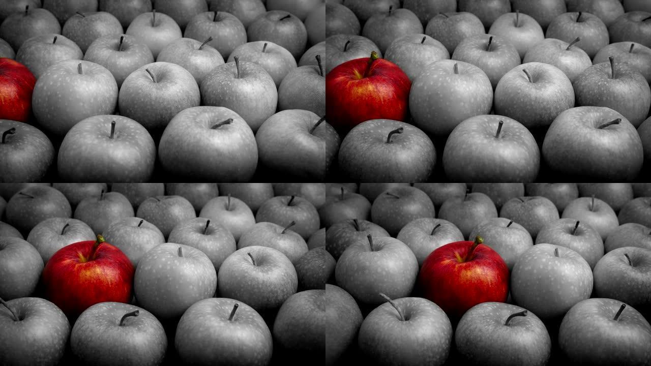 红苹果脱颖而出 -- 新思维概念