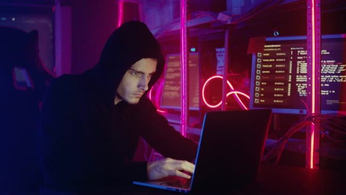 网络攻击或电脑黑客攻击密码犯罪