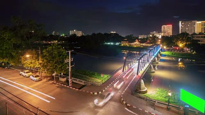 泰国清迈的铁桥泰国清迈的铁桥