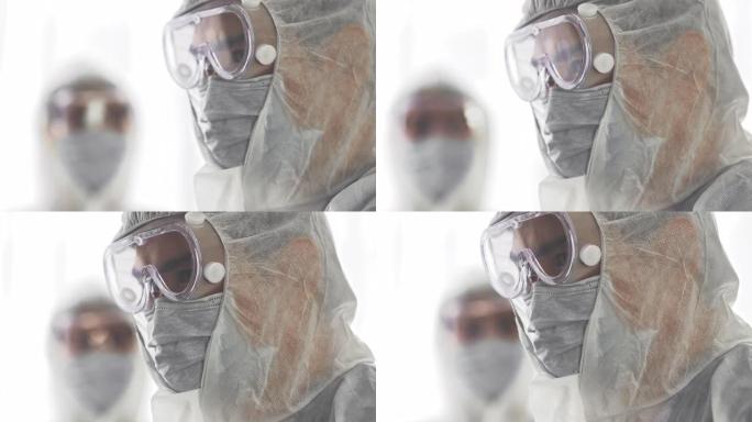 医生在医院医护人员疫情防护