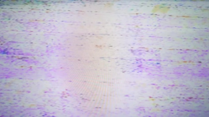 电视图像在故障中消失了。真正的故障，电视屏幕上的噪音。