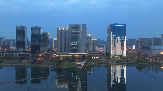 成都新川夜景4k