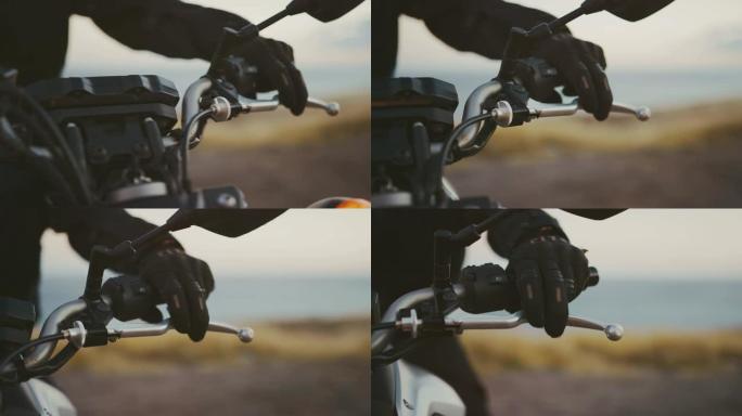 为速度做好准备机车户外摩托车摩托车手