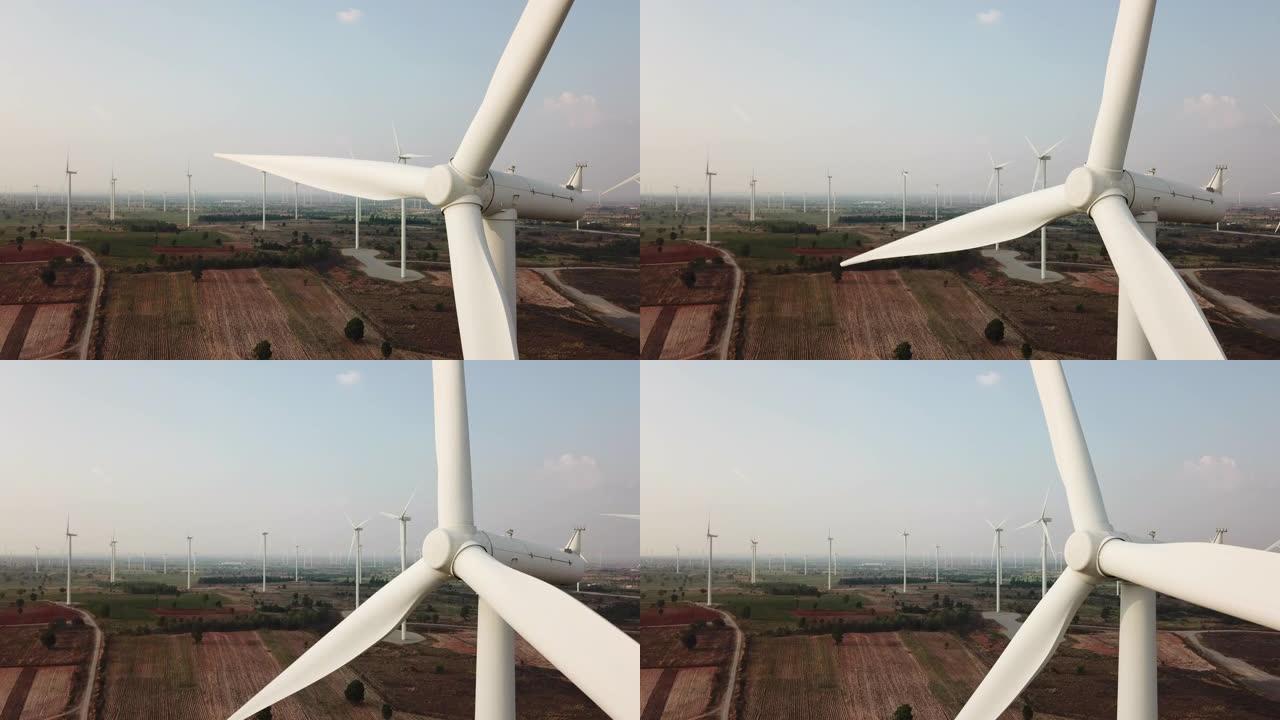 风力涡轮机绿色能源环保风力发电