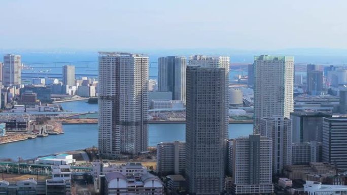 东京景观日本地标建筑城市大景经济俯拍