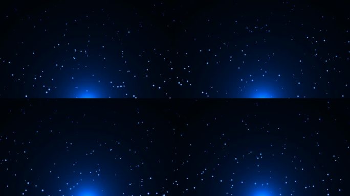 视频素材 特效视频 蓝色漂浮粒子背景