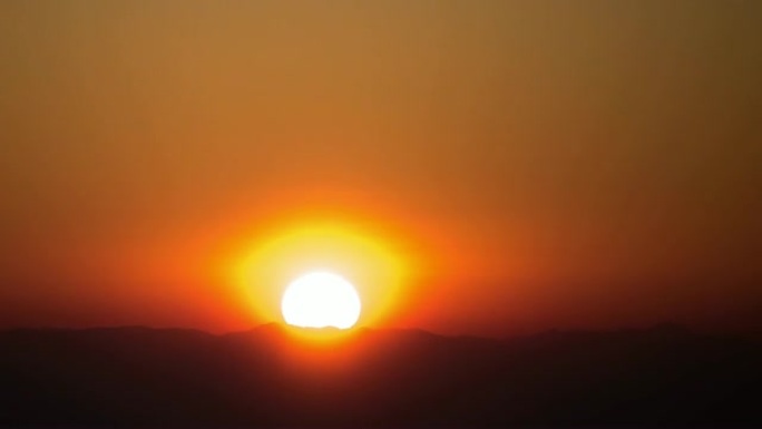 Time Lapse of Sunrise on the mountain and beautifu