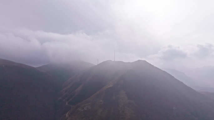 雁门山云雾航拍