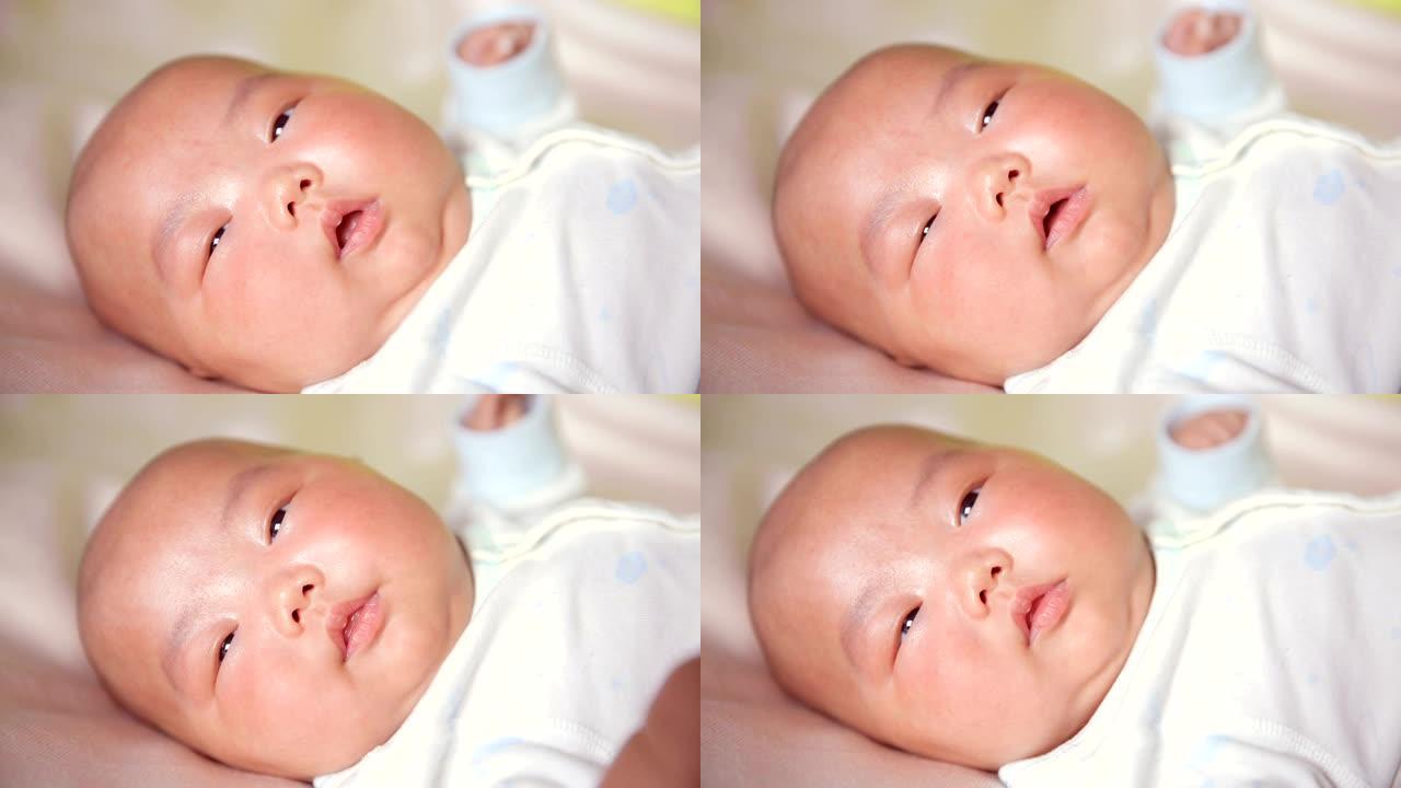 亚洲新生婴儿初生儿