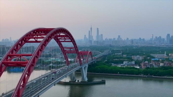 广州市新光大桥航拍C028
