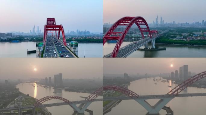 广州市新光大桥航拍C028