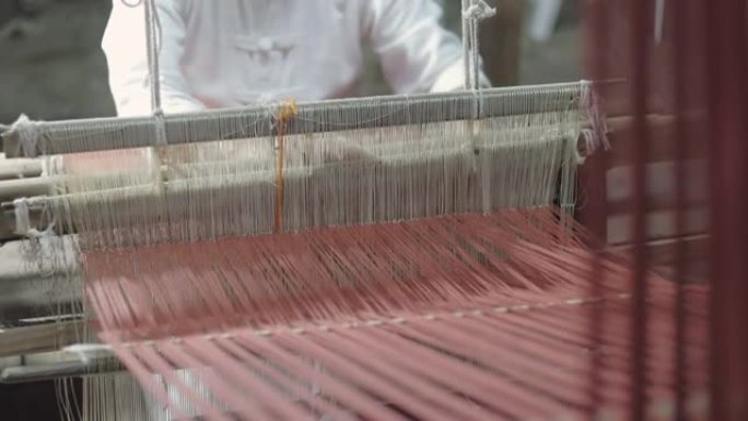 传统棉织经纬线土布棉布木织机