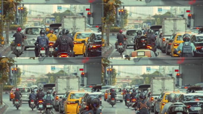 曼谷的交通，慢动作
