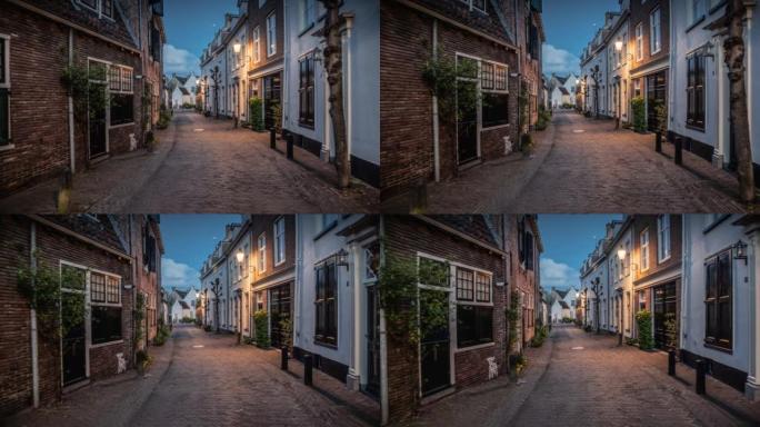 欧洲荷兰阿默斯福特老城-跟踪镜头