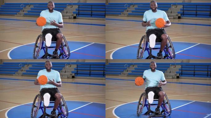 非裔美国人，轮椅篮球运动员