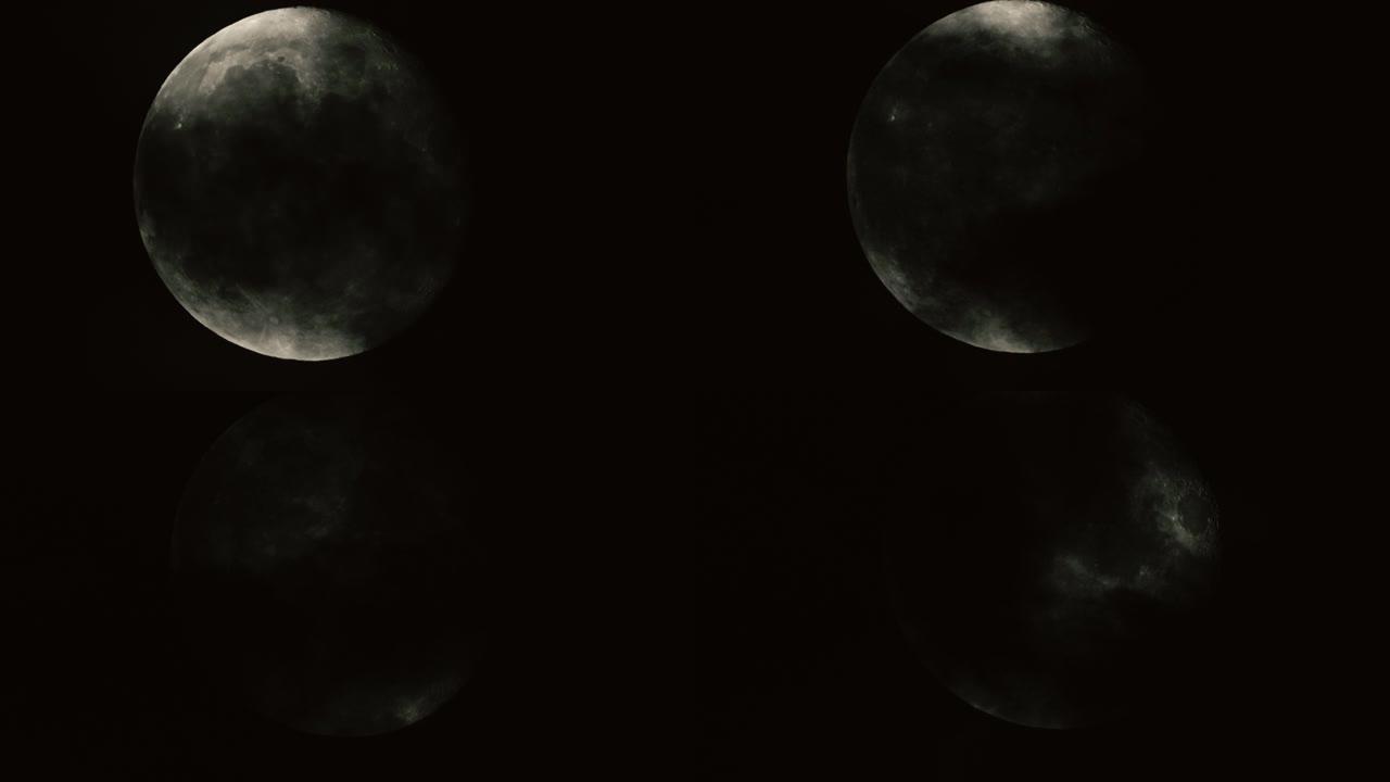 LS乌云覆盖了超级月亮