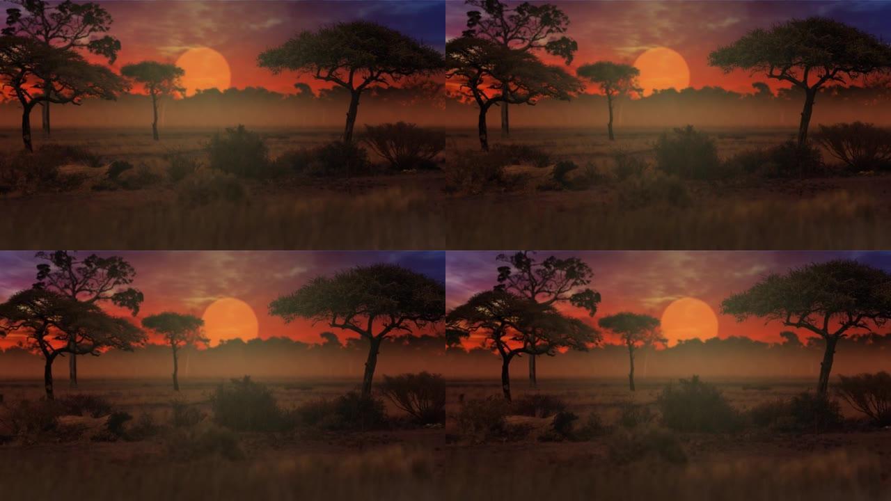 非洲热带草原动画