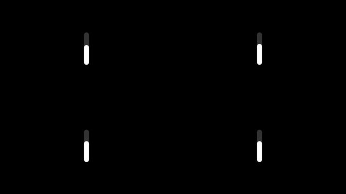 信息图表元素-alpha通道上的简单柱形图