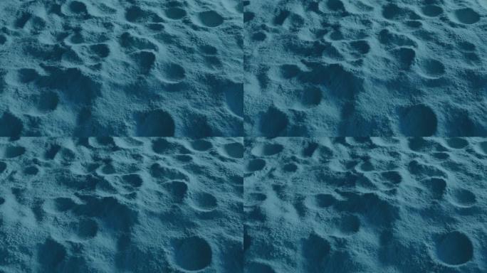 暗月表面移动镜头月球坑星球表面坑