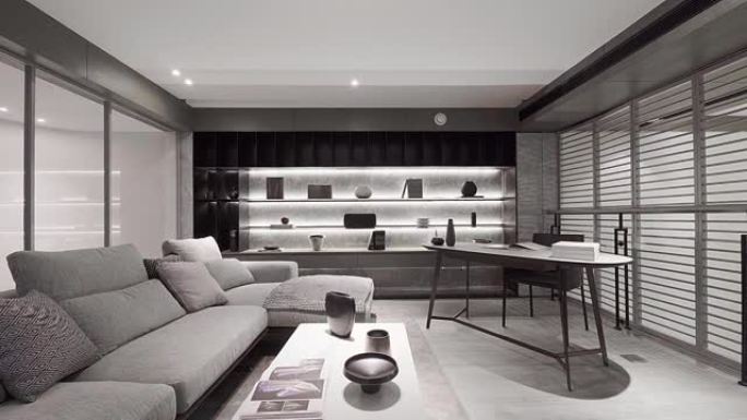 客厅沙发房间现代风格软装