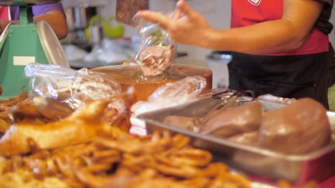 泰国街头小吃: 猪腿饭