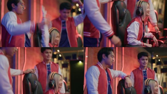 亚洲电子竞技队参加电子竞技锦标赛