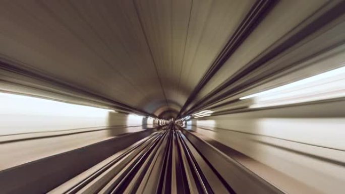 T/L POV地铁穿越隧道