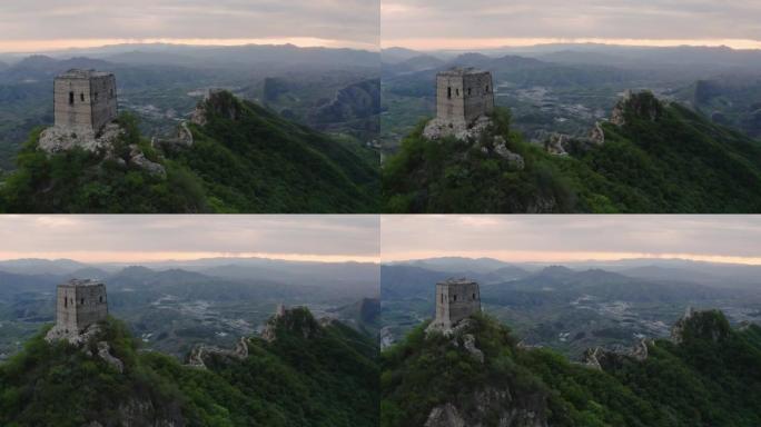 中国的长城航拍万里长城墙古代建筑中国神迹